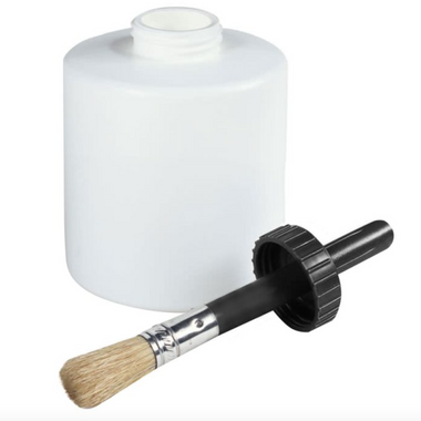 Empty Hoof Oil Can with Brush