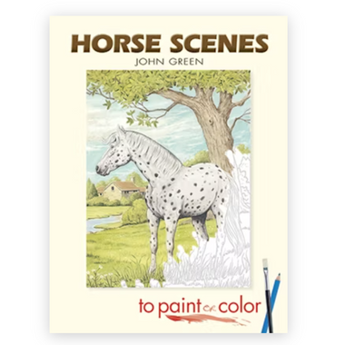 Horses Scenes To Paint or To Color
