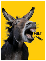 "Hee Haw" Donkey Birthday Card