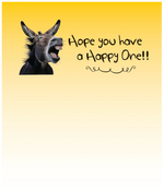 "Braying Good Birthday" Card