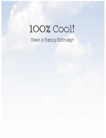 "90% Attitude and 10% Sweet!" Birthday Card