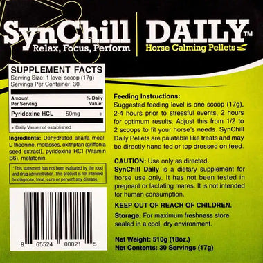 SynChill Daily Horse Calming Supplement