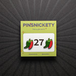Chili Pepper Number Pins