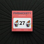 Cupcake Number Pins