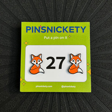 Fox Number Pins