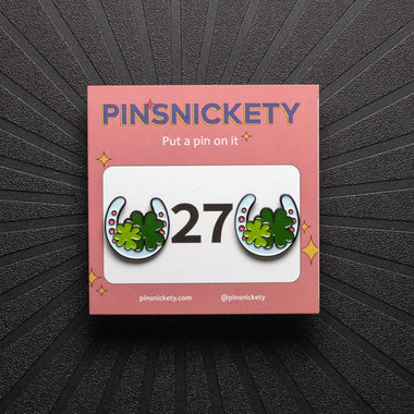 Horseshoe Number Pins