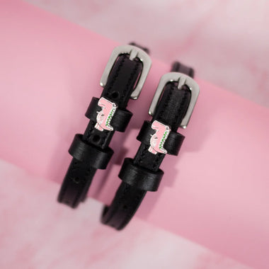 Pink Dinosaur Spur Straps