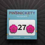 Poppy Number Pins