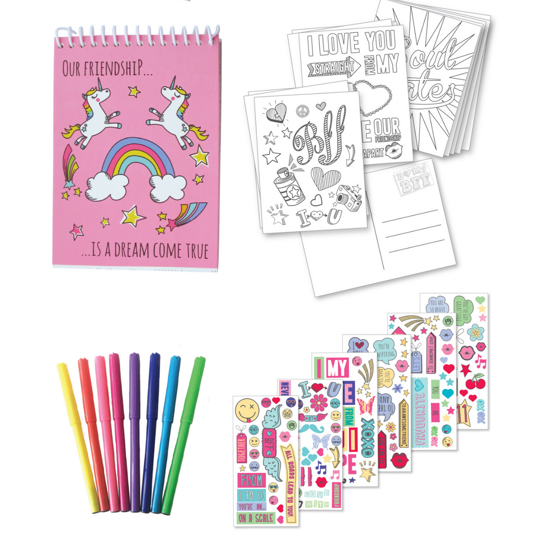 Totally Friends Create Your Own Postcards