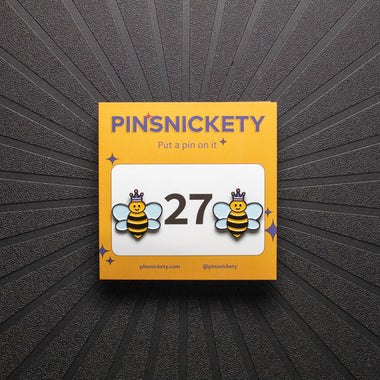 Queen Bee Number Pins