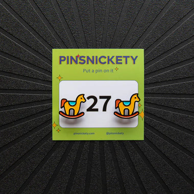 Rocking Horse Number Pins