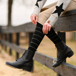 Simple Stripe Knit Sock