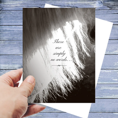there are simply no words card