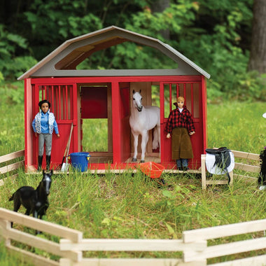 Breyer Two-Stall Wood Barn