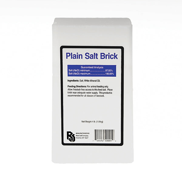 Plain White Salt Brick
