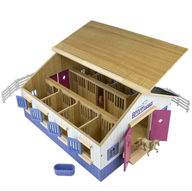 Breyer Farms Deluxe Stable Playset Open Roof