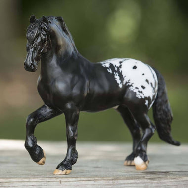 Breyer Harley Traditional on Blurred colored Baclaground