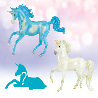 Breyer Stablemates Unicorn Foal Surprise Windswept Family