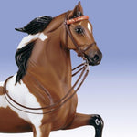 Breyer Traditional English Show Bridle on model horse
