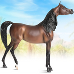 Breyer Traditional RD Marciea Bey | Champion Arabian Mare on blurred grassy field background