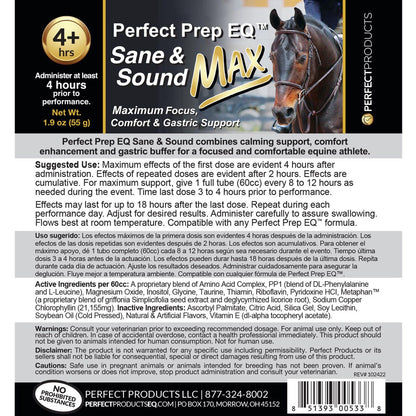 Perfect Prep EQ™ Sane & Sound MAX
