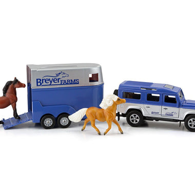 Breyer Land Rover and Tag-A-Long Horse Trailer