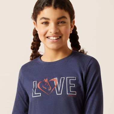 Ariat Love Kids Love Sleeve Tee