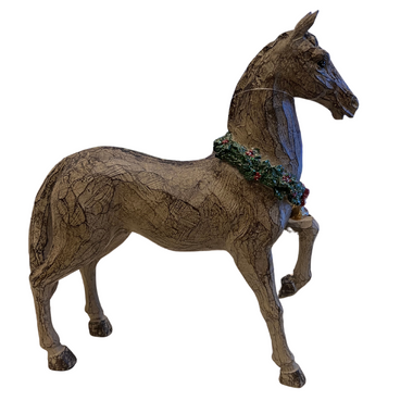 Holiday Horse Statue