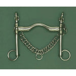 German Silver Wide Port Weymouth Bit