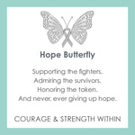 American Cancer Society Hope Butterfly Pendant