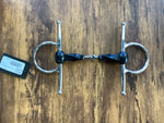 Rubber Slow Twist Full Cheek Snaffle Bit