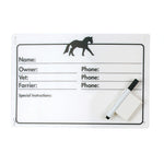 Horse Info Stall Plaque