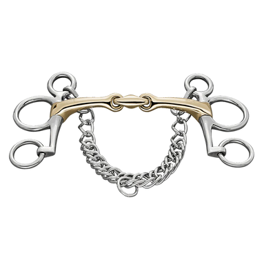 Dynamic RS Double Jointed Pelham Bit