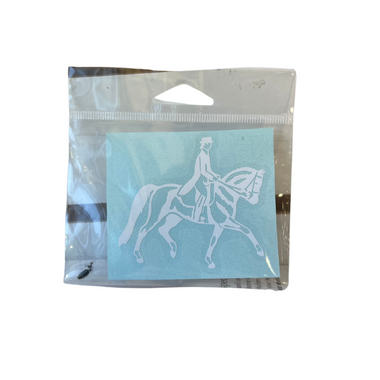 Dressage Horse and Rider Decal