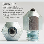 Steel Horseshoe Studs