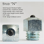 Steel Horseshoe Studs