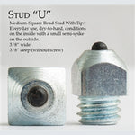Steel Horseshoe Studs