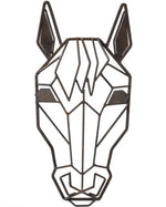 3D metal horse wall décor