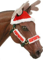 Holiday Horse Reindeer Hat, Red/White