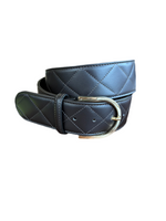 Leather Quilted C Belts
