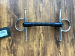 Rubber Ribbed Black Flexi Full Cheek Bit