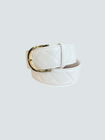 Leather Quilted C Belts