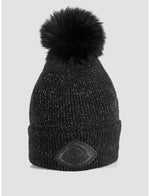 Lurex Hat With Pom Pom