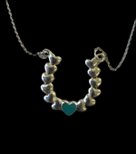 Cascading heart pendant