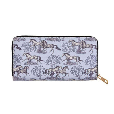Horseplay Print wallet on white background