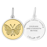 American Cancer Society Hope Butterfly Pendant