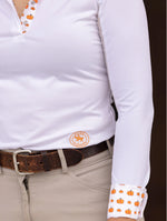 Pumpkins Girls Talent Yarn Straight Collar Long Sleeve Show Shirt