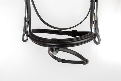 Chateau Dressage Bridle with Calfskin Covered Reins