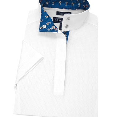 Seahorsin' Around Ladies Talent Yarn Straight Collar Short Sleeve Show Shirt