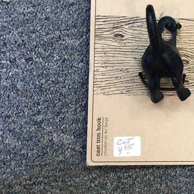 Hooked On You Iron Dog Tail Wall Hook